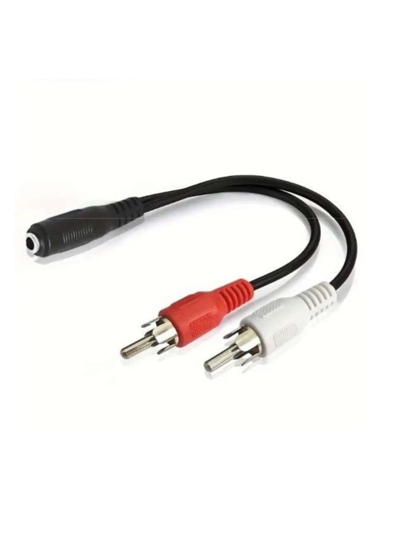 AUDIO CABLE 3.5mm FEMALE TO 2x MALE RCA ADAPTER